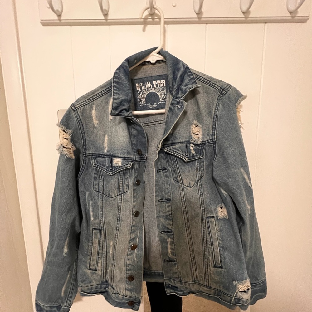 Distressed Denim Jacket